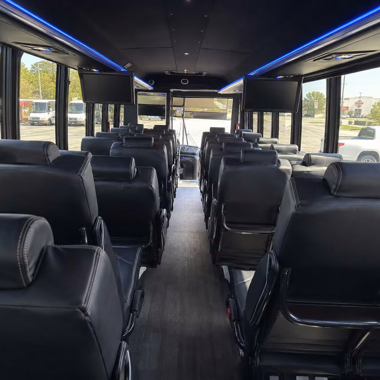 25 passenger minibus interior