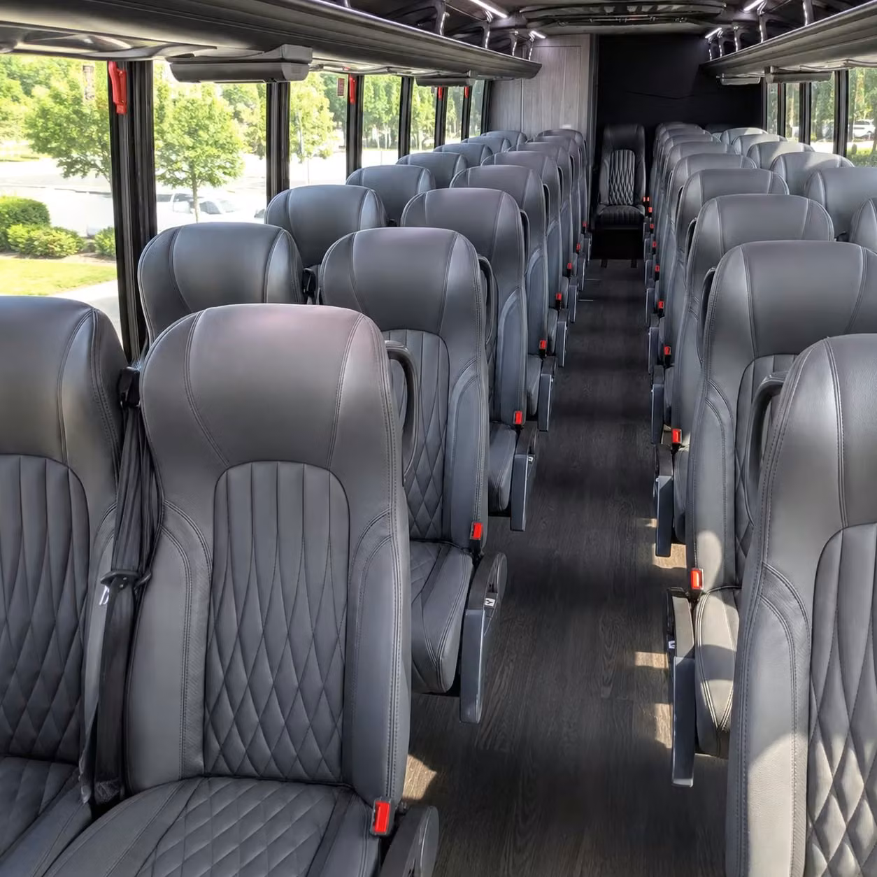 28 passenger minibus inside