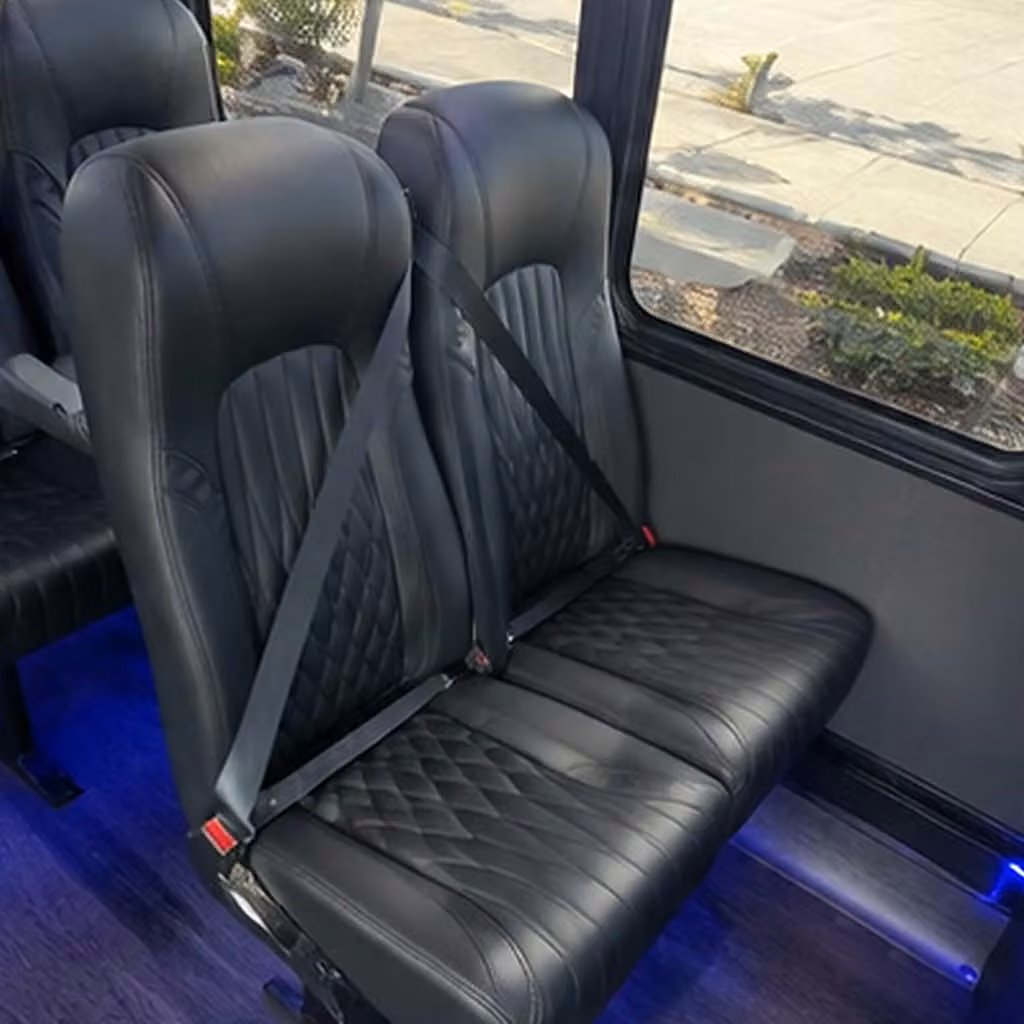 35 passenger minibus interior