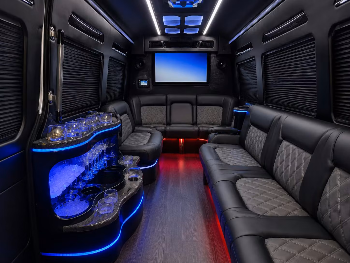 bus rental options for winston salem trips
