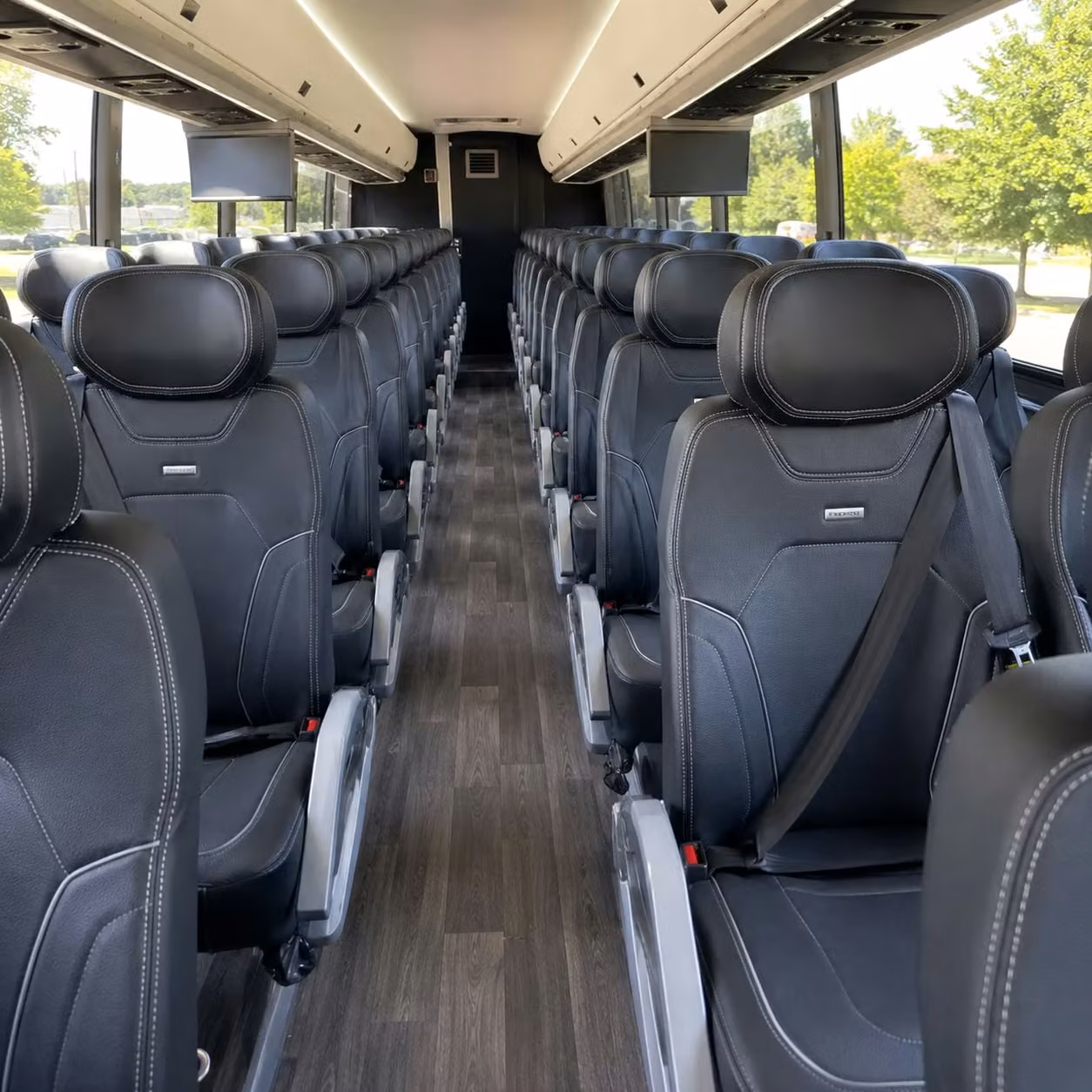 winston salem charter bus rental inside