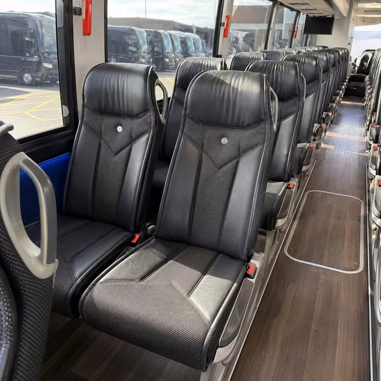 winston salem charter bus rental interior